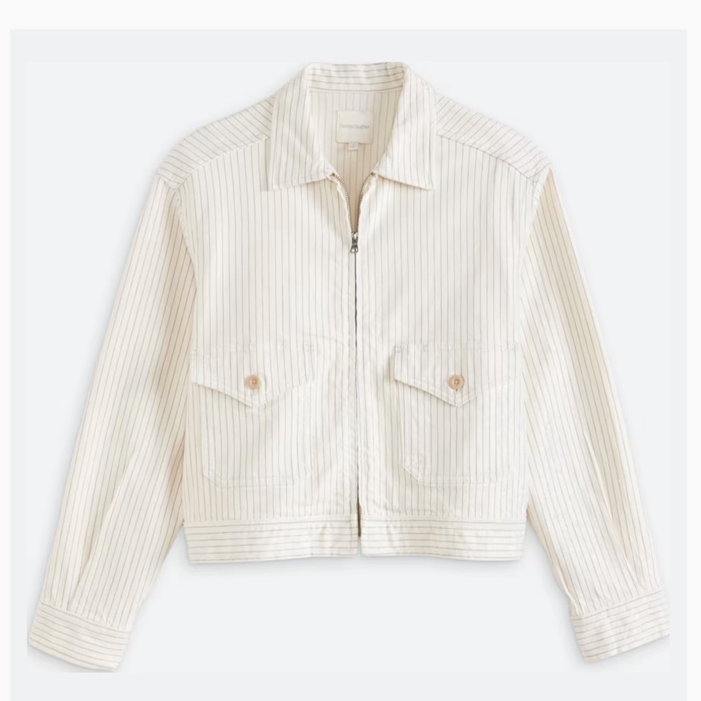 Robert Zip front Denim Jacket